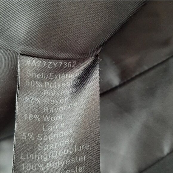 SANDRA ANGELOZZI Single Button Closure Classic Blazer Jacket Black Sz 4 - Picture 12 of 12